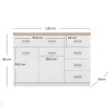 Lipasto Top mix 120 cm
