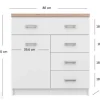 Lipasto Top mix 80 cm