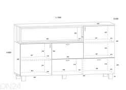 Lipasto Vegas 150 cm