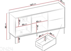 Lipasto Wisco 167 cm