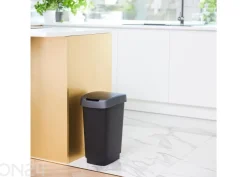 Liukukannellinen roskakori TWIST 10 L