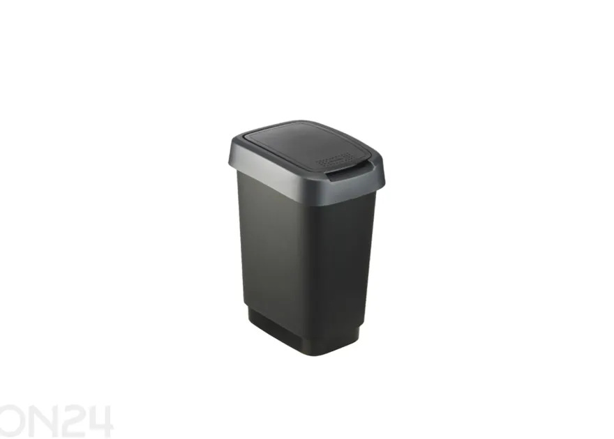 Liukukannellinen roskakori TWIST 10 L