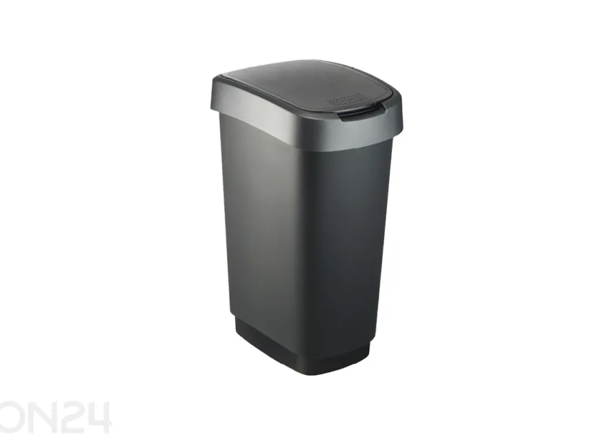 Liukukannellinen roskakori TWIST 50 L