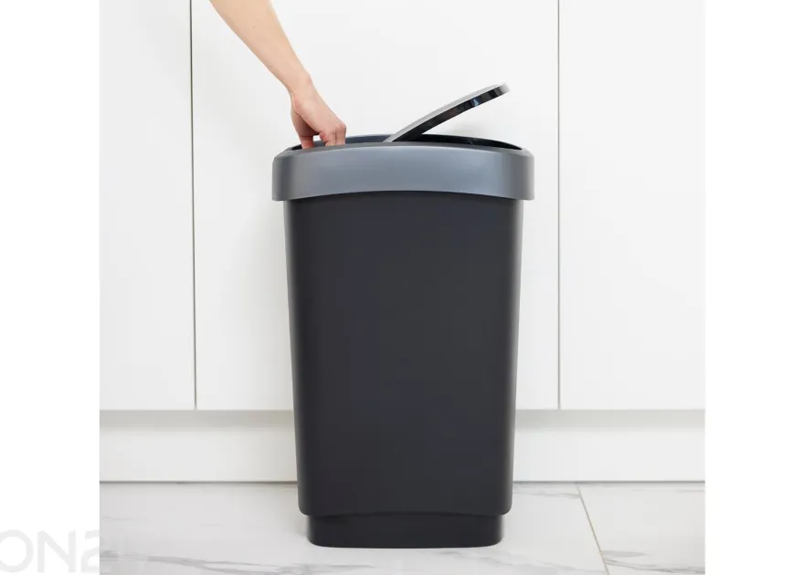 Liukukannellinen roskakori TWIST 50 L
