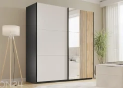Liukuovellinen vaatekaappi Evora 203 cm