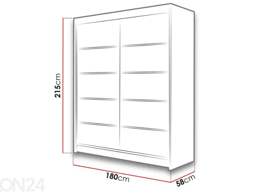 Liukuovikaappi