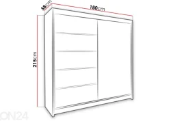 Liukuovikaappi