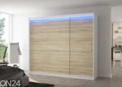 Liukuovikaappi Amanda I 250 cm + LED