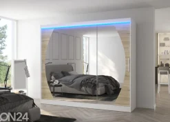 Liukuovikaappi Camden 250 cm + LED
