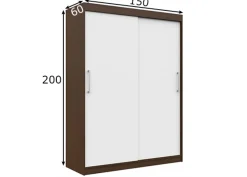 Liukuovikaappi 150 cm