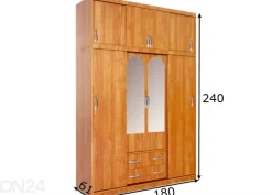Liukuovikaappi 180 cm