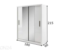 Liukuovikaappi 180 cm