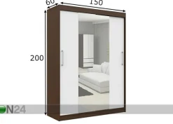 Liukuovikaappi 150 cm