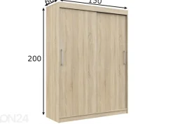 Liukuovikaappi 150 cm