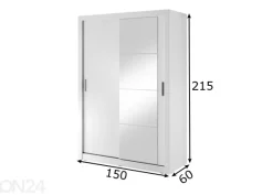 Liukuovikaappi 150 cm
