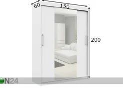 Liukuovikaappi 150 cm