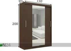Liukuovikaappi 150 cm