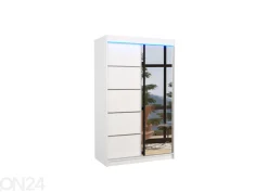 Liukuovikaappi 120 cm + LED