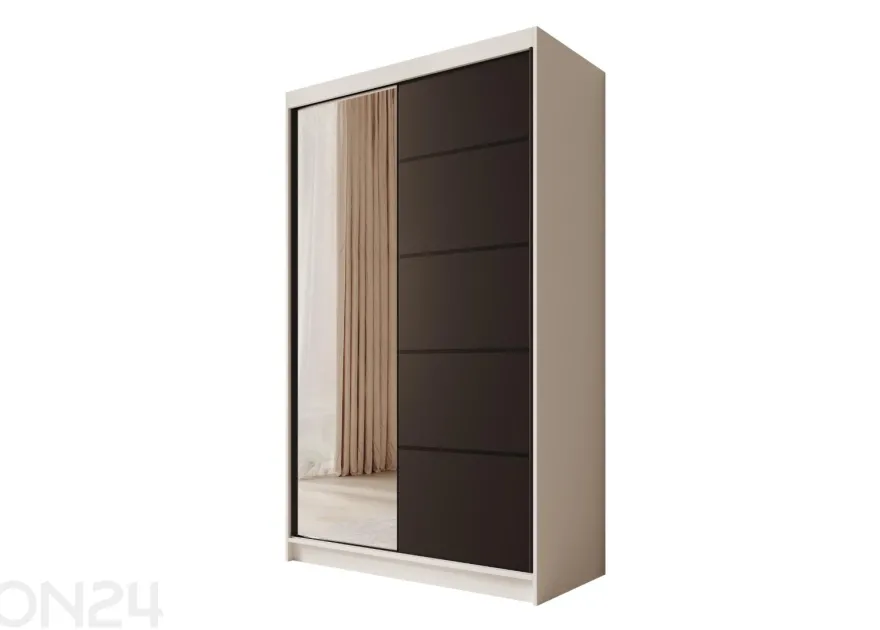 Liukuovikaappi Como 120 cm