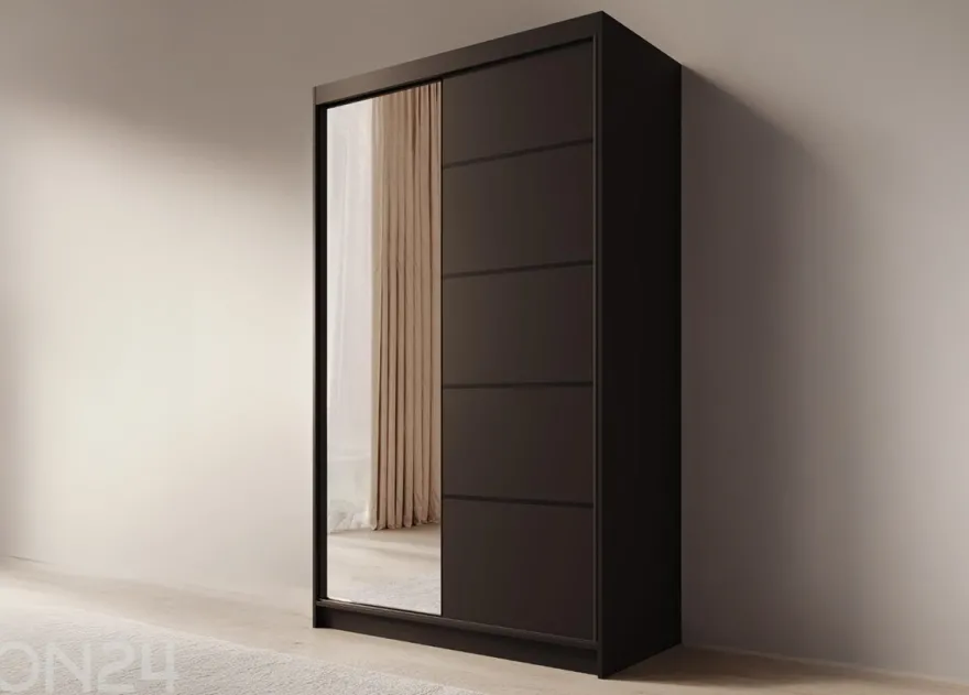 Liukuovikaappi Como 120 cm