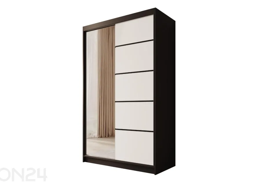 Liukuovikaappi Como 120 cm
