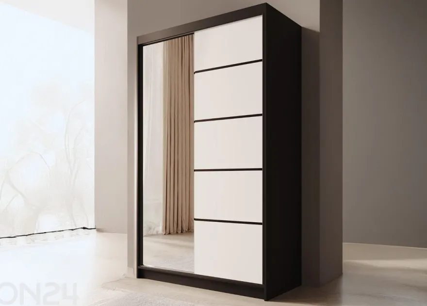Liukuovikaappi Como 120 cm