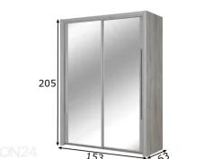Liukuovikaappi Cyrus 153 cm