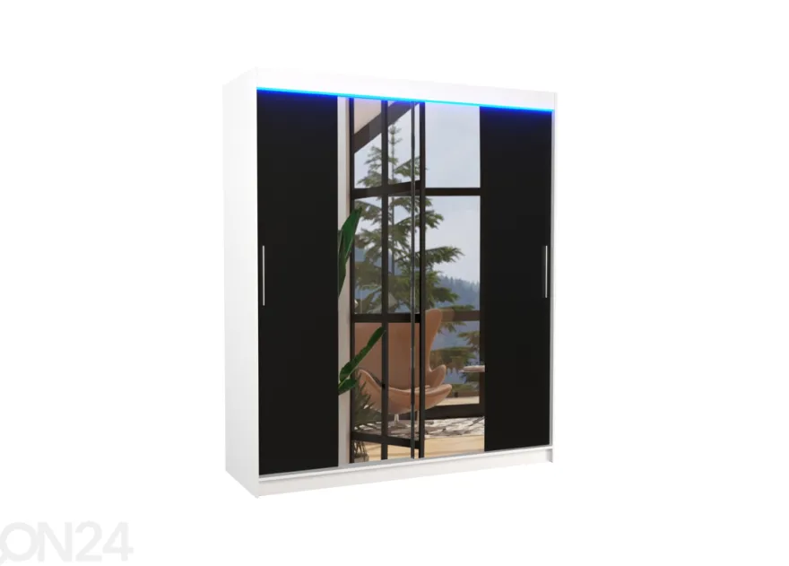 Liukuovikaappi Dalia I 180 cm + LED