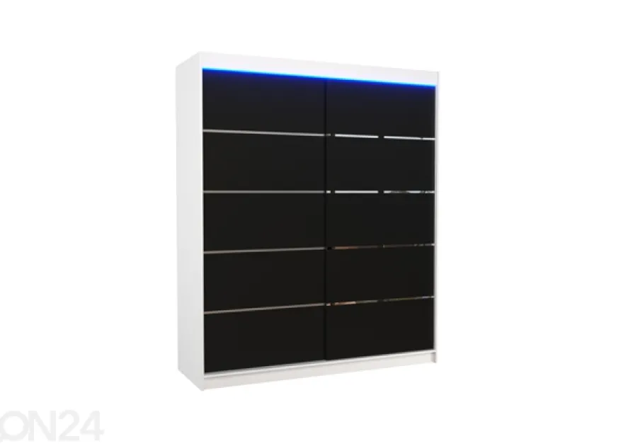 Liukuovikaappi Davi I 180 cm + LED