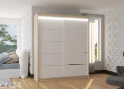 Liukuovikaappi Davi I 180 cm + LED