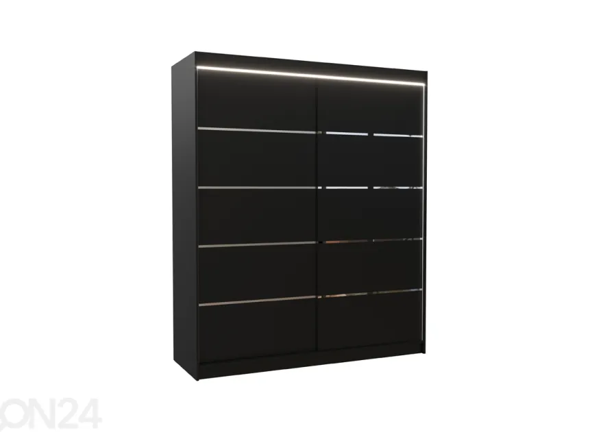 Liukuovikaappi Davi I 180 cm + LED