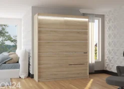 Liukuovikaappi Davi I 180 cm + LED