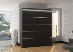 Liukuovikaappi Davi I 180 cm + LED