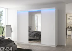 Liukuovikaappi Durelo I 250 cm + LED