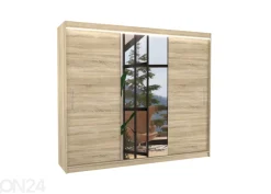 Liukuovikaappi Durelo I 250 cm + LED