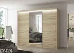 Liukuovikaappi Durelo I 250 cm + LED