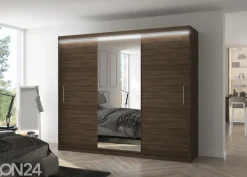 Liukuovikaappi Durelo I 250 cm + LED