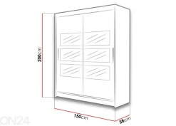 Liukuovikaappi / + LED
