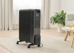 Öljytäytteinen lämmitin Smart Home Sencor SOH8211GY, harmaa