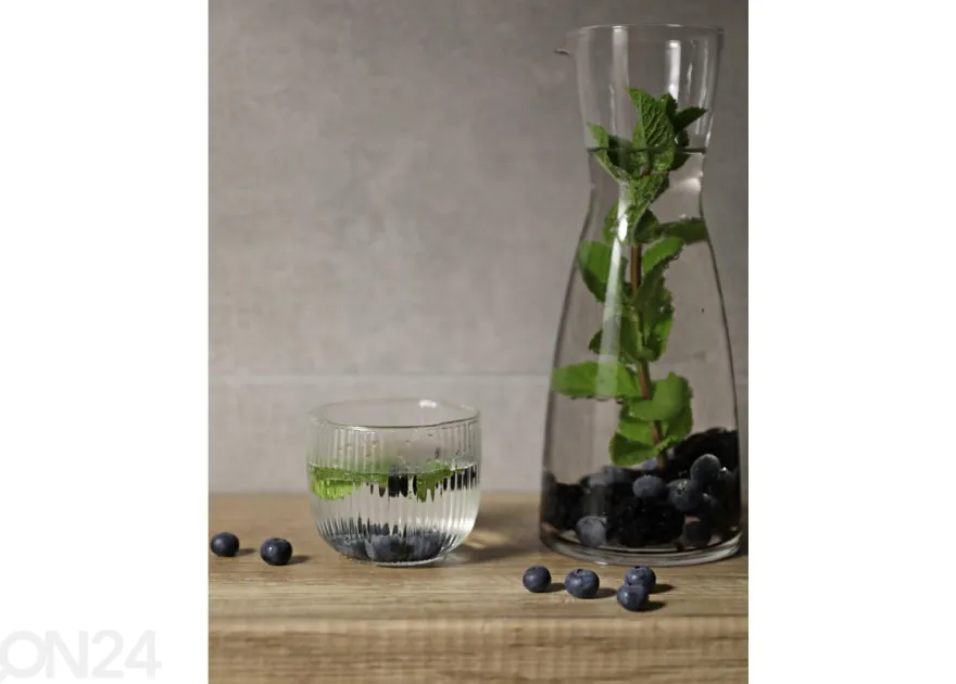 Lämmönkestävä lasi Justine 250 ml, 4kpl