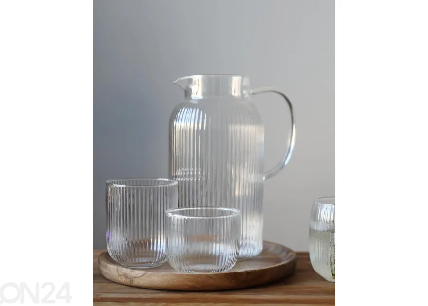 Lämmönkestävä lasi ustine 400 ml, 4 kpl
