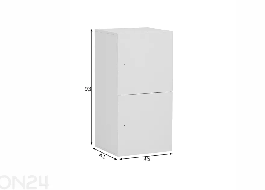 Lukittava kaappi Locked, 2 kpl