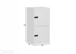 Lukittava kaappi Locked, 2 kpl