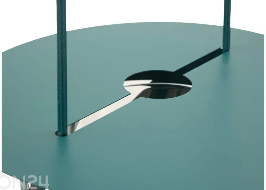 Lyhty Saturno Ø 23x43 cm, petroolinsininen
