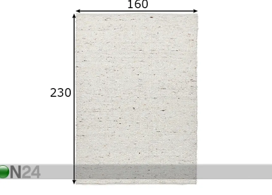Matto Alm Glück 160x230 cm