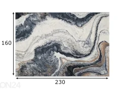 Matto Argentum Marble 160x230 cm