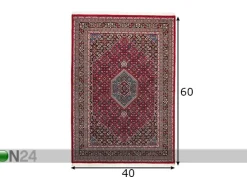 Matto Benares Bidjar 9 40x60 cm