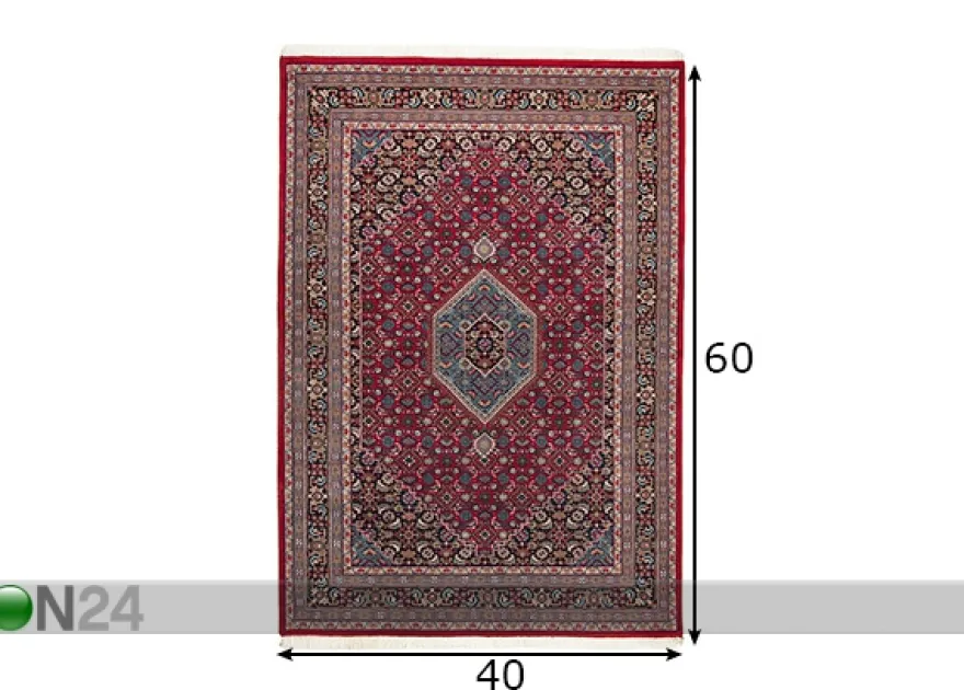 Matto Benares Bidjar 9 40x60 cm