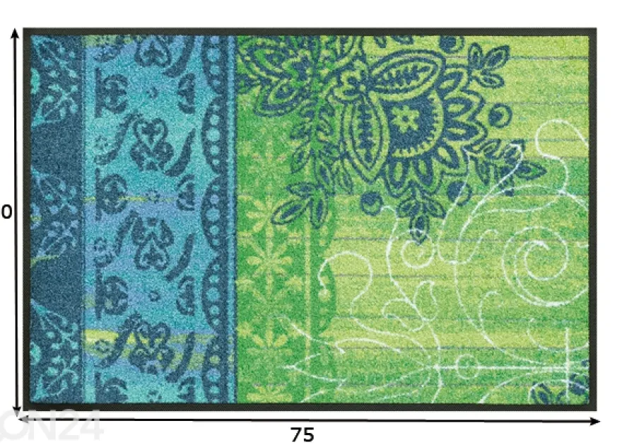 Matto Borda green 50x75 cm