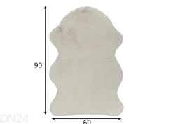Matto Cosy Ivory 60x90 cm